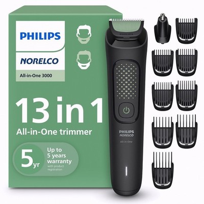 Philips Norelco All-In-One 3000 Series 13-in-1 Beard & Hair Trimmer MG3919/50
