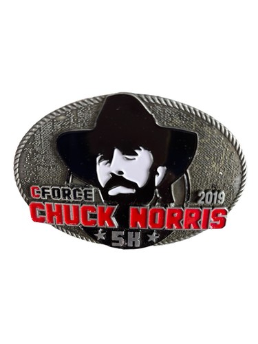 Fibbia per cintura Chuck Norris CForce 5K arti marziali - Foto 1 di 2