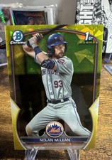 Nolan McLean 2023 Bowman Chrome 1st Draft Sapphire #BDC-96 Yellow /75🔥Clean🔥