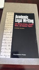 Academic Legal Writing by Eugene Volokh