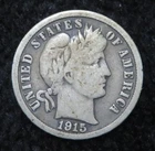 1915-S Barber Dime * Harder Date to Find * Nice Eye Appeal * 5895