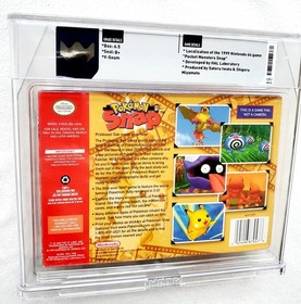 Factory Sealed N64 POKEMON SNAP WATA 6.5 B+ Nintendo 64 1999 VGA CGC Vtg RARE 👀