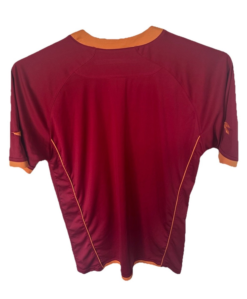 Vintage Y2K AS Roma Italy Diadora 2006/07 Home Football Shirt