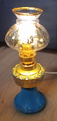 Licht  E14 230V Nachttisch Lampe Gold Retro Style Ausstellungsstück