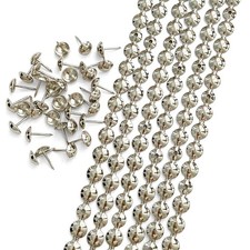 10 Meters D11mm Nickel Upholstery Tacks Strips/Nailhead Trims,Decorative Nail...