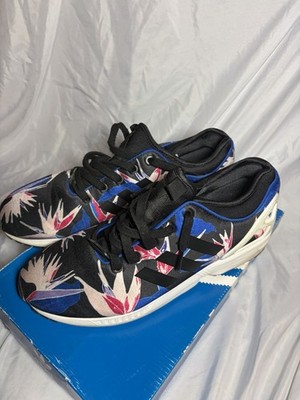 ブルース・リーフギヤ Adidas Originals ZX Flux Floral Blue Blue Hawaiian B34467 Men's
