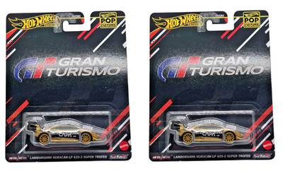 2025 Hot Wheels Lamborghini Huracan LP 620-2 Super Trofeo Pop Culture - Set of 2