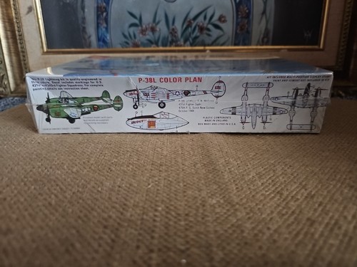 L 284 Sealed Rare AMT MATCHBOX Lockheed P-38 J/L Lightning 1:72 3 Color Kit 7125 - Picture 7 of 18