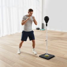 Punching Bag for Adults and Kids - Height Adjustable Suction Cup Base Boxing Bag