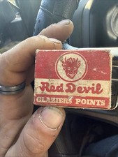 Red Devil Glaziers Points Box Size 2 Landon P Smith Irvington NJ Vintage