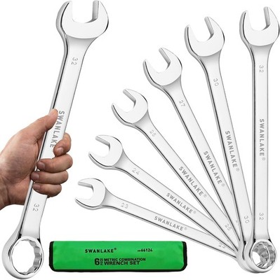 Metric Wrench Set, Large Wrench Set Metric and Standard, 7PC 23Mm, 24Mm, 26Mm, 2