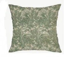 William Morris Abstract Floral Design Throw Pillow Cover Home Decor  18x18”