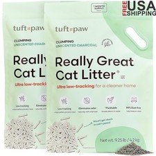Flushable Tofu Cat Litter Dust-Free Clumping Odor Control Eco-Friendly 19lb New