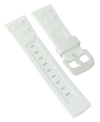 Ersatzband für Casio Baby-G Damenuhrarmband aus Resin weiß BGD-120 | BLX-100