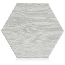 Industry Tile 8x10 Woodside Hex Porcelain Gray Floor/Wall Tile (9.9 Sq. ft/box)