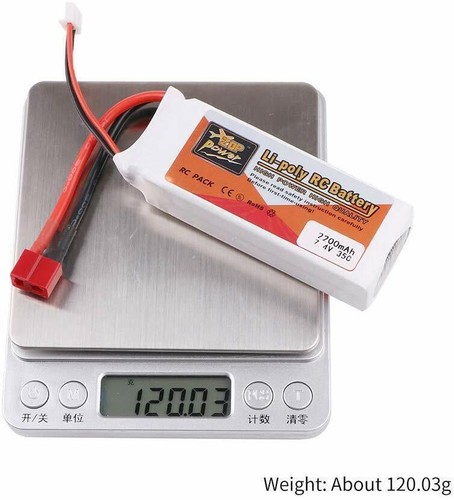 2200mAh 7.4V 35C 2S LiPo Battery T Plug for RC Car Airplane Helicopter DIY Parts - Picture 8 of 33