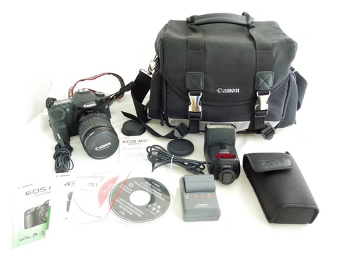 Canon EOS 40D 10.1MP DSLR Camera Outfit Tested  28-135MM LENS & Speedlite +++