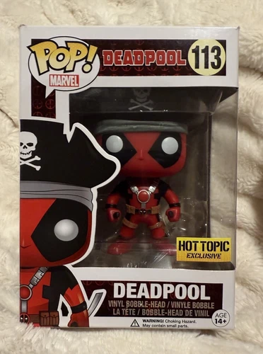 Funko Pop! Vinyl: Marvel - Deadpool (w/ Pirate Hat) - Hot Topic Exclusive 113