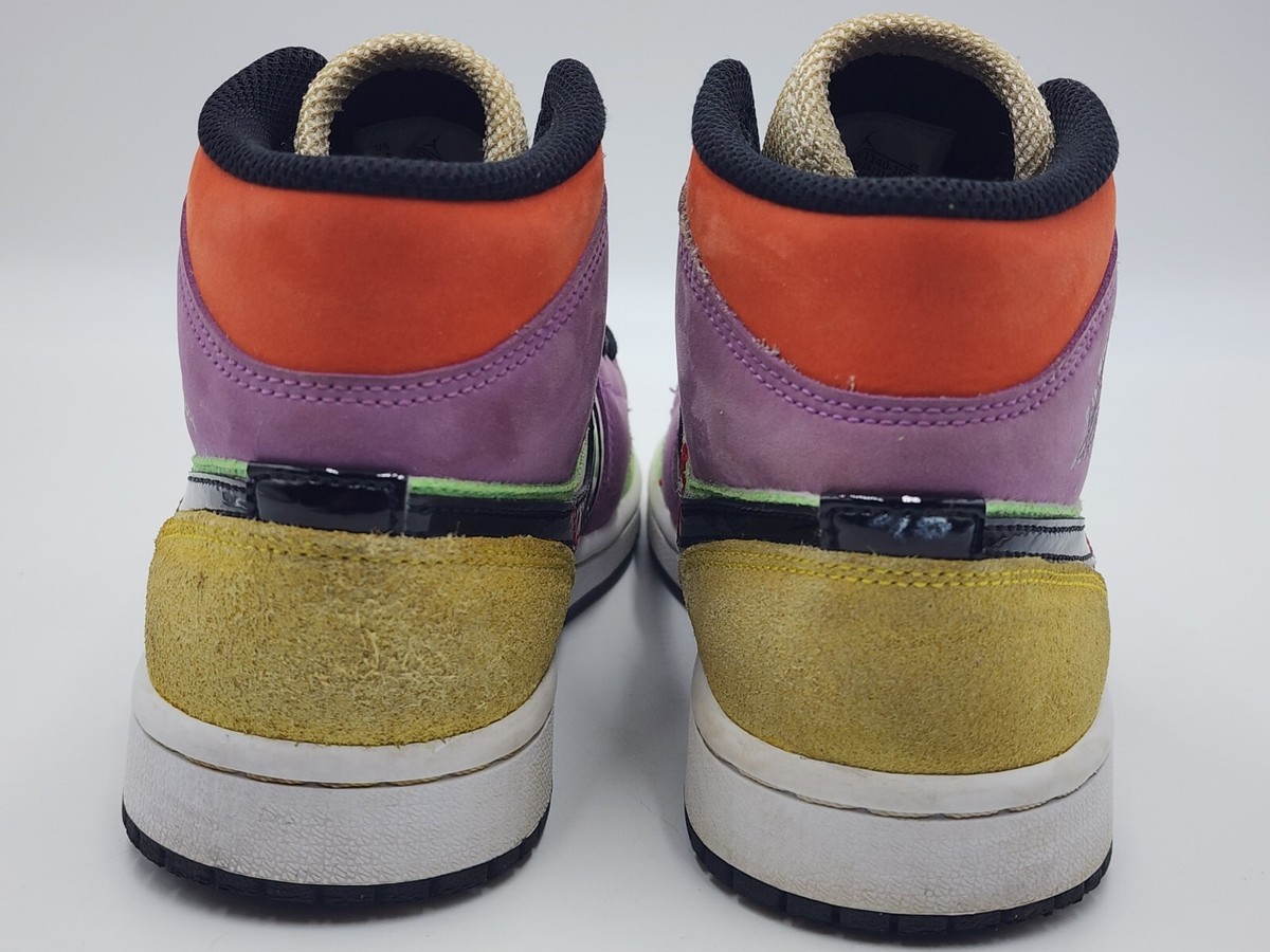 air jordan 1 mid se multicolor lightbulb