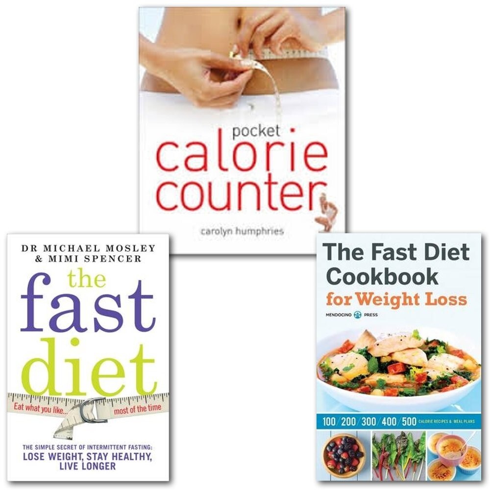 The Fast Diet Cookbook With Calorie Counter 3 Books Set Lose Weight Stay Healthy