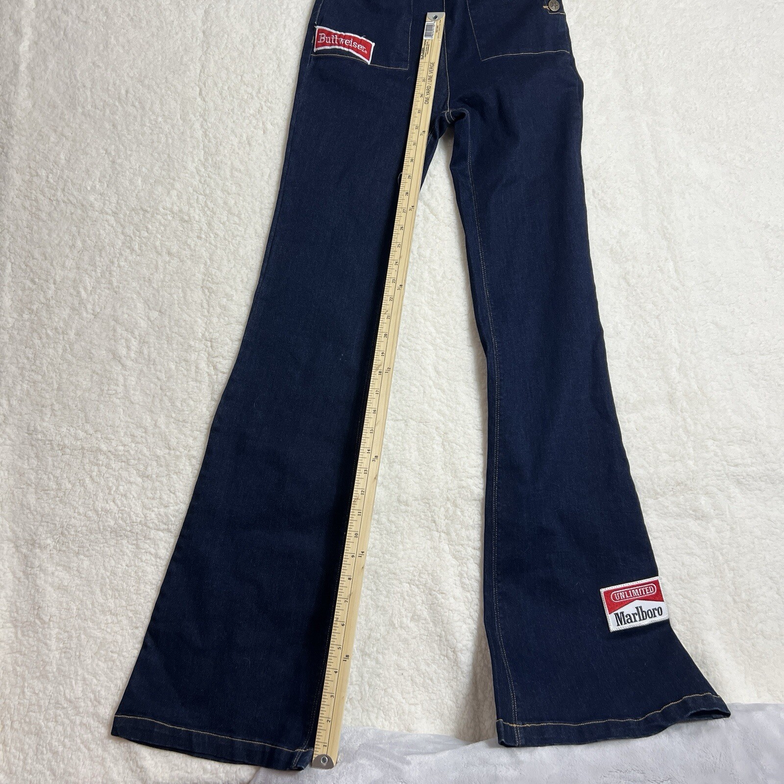 Current Mood Patchwork Overalls Emo Punk Doll Mar… - image 1