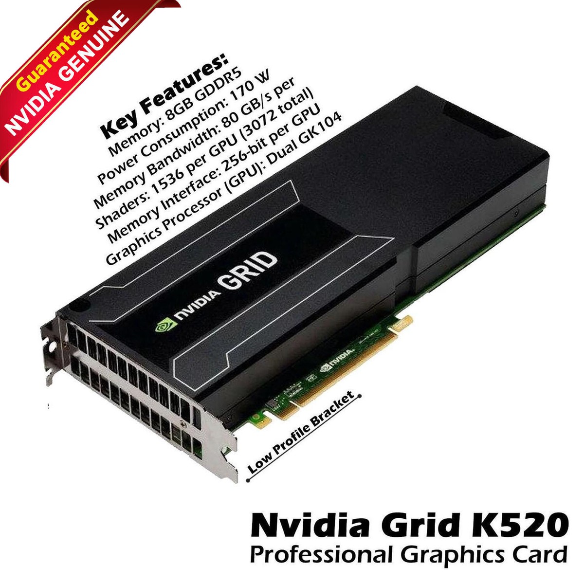 Grid K520 Nvidia Grid Gpu Gpu Quadro Nvidia Grid K520 8gb Gddr5