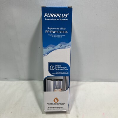 Pure Plus Replacement Water Filter Model PP-RWF0700A ~ NEW SEALED