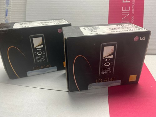 Lot de 2x LG-A140 Handy Old Stock Rare Sammler Handy Cell