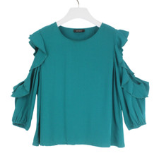 COP COPINE Vulpin Top Blouse Femme (EU) 42 Sans Manches Pull Col Rond