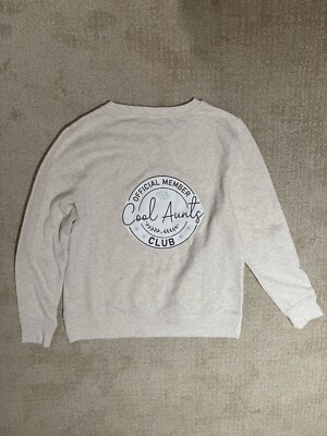 Women s Amazon Essentials  Cool Aunty Club  sweatshirt size large
