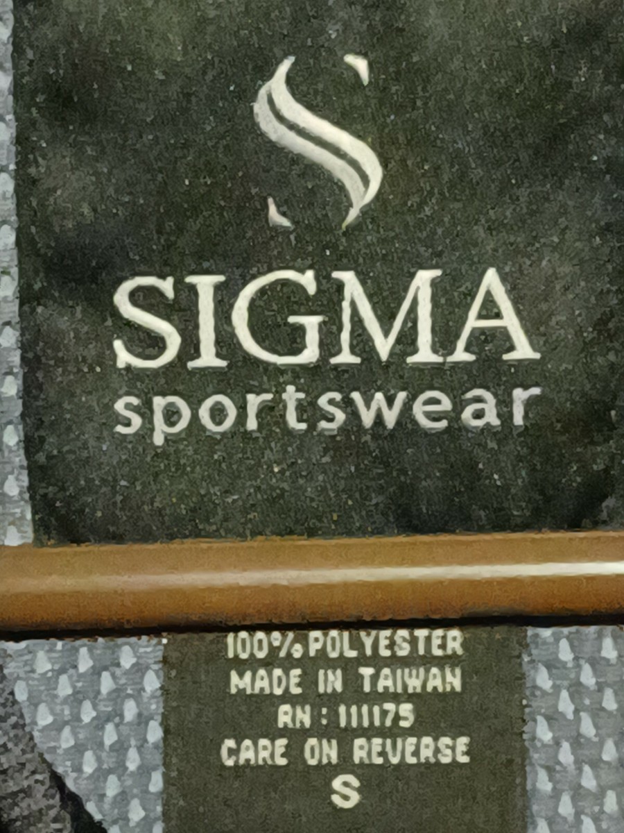 K！ Sigma Sportswear Men's Golf Pullover Lined Windbreaker Black Size