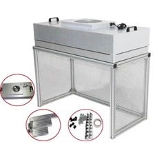 110V Dust Free Room Laminar Flow Hood Bench Air Flow Clean Workshop 99.99%Filter