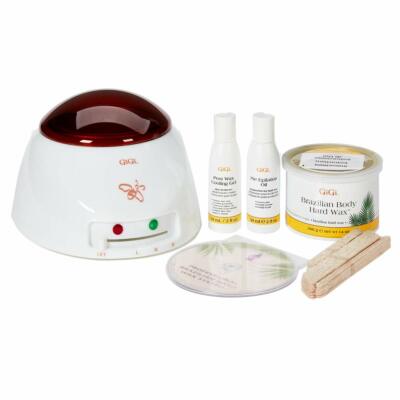 GiGi Brazilian Waxing Kit Sensitive Body Hair Pro Wax Warmer Removal System 0954