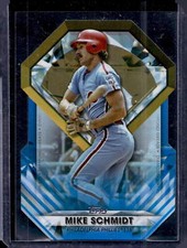 2022 Topps #DGDC-22 Mike Schmidt Diamond Greats Die Cuts Blue