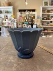 Rare vintage Weller Pottery Blue Loru Ombre planter or  vase 5" high READ