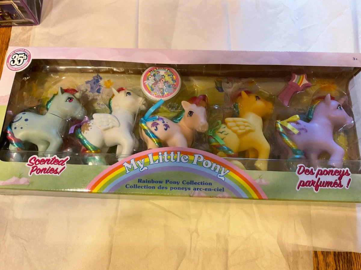 35th Anniversary My Little Pony scented rainbow collection set of