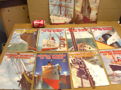 10 VERSCHIEDENE 1936 VERSANDWUNDER DER WELT 10 ZEITSCHRIFTEN CLARENCE WINCHESTER