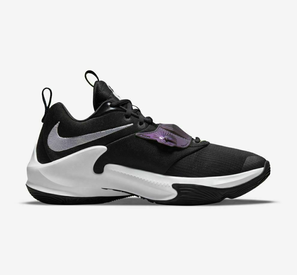 Nike Zoom Freak 3 Men's Basketball Shoes, Black/White DA0694-001