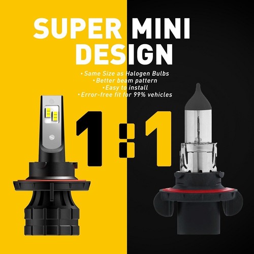 AUXITO H13 9008 LED Headlight 20000LM Combo Kit High/Lo Beam 6000K Bulb HOT SALE - Picture 3 of 8