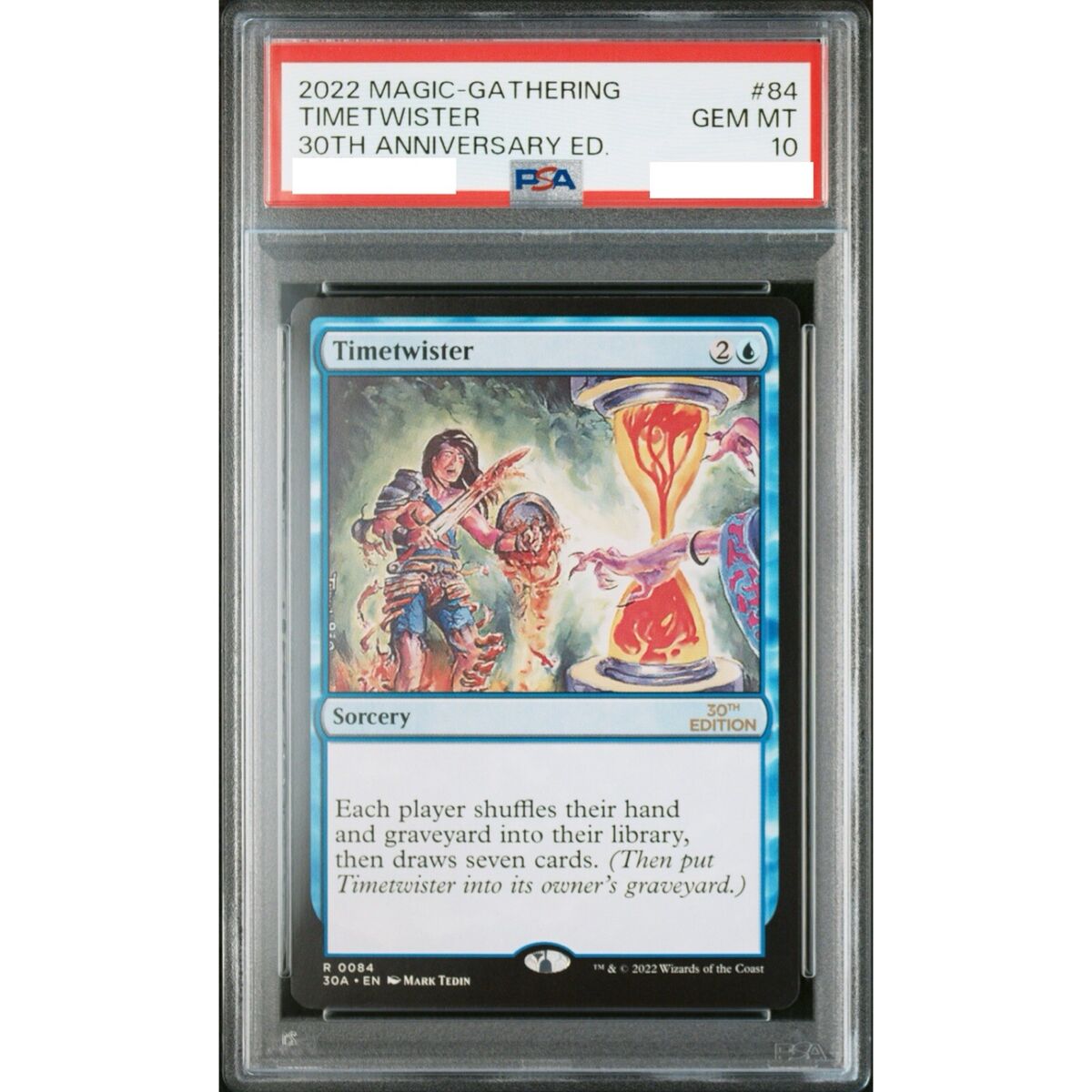 P S A 10 MTG Magic Timetwister 30th Anniversary Edition 0084 P S A 10 MTG Magic Timetwister 30th Anniversary Edition 0084