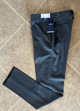 Hart Schaffner Marx New York 100 Wool Dress Pants 44R Unhemmed Grey 155 NWT