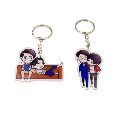2pcs Acrylic Keychain Zhenhun Zhen Hun Zhu Yilong Bai Yu Shen wei Zhao yunlan
