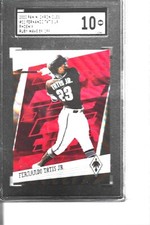 2020 PANINI CHRONICLES PHOENIX RUBY RED 89/199 FERNANDO TATIS JR SGC 10 READ