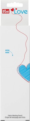 Love Marking Box 10pc-Turquose Fabric Pencil, Turquoise