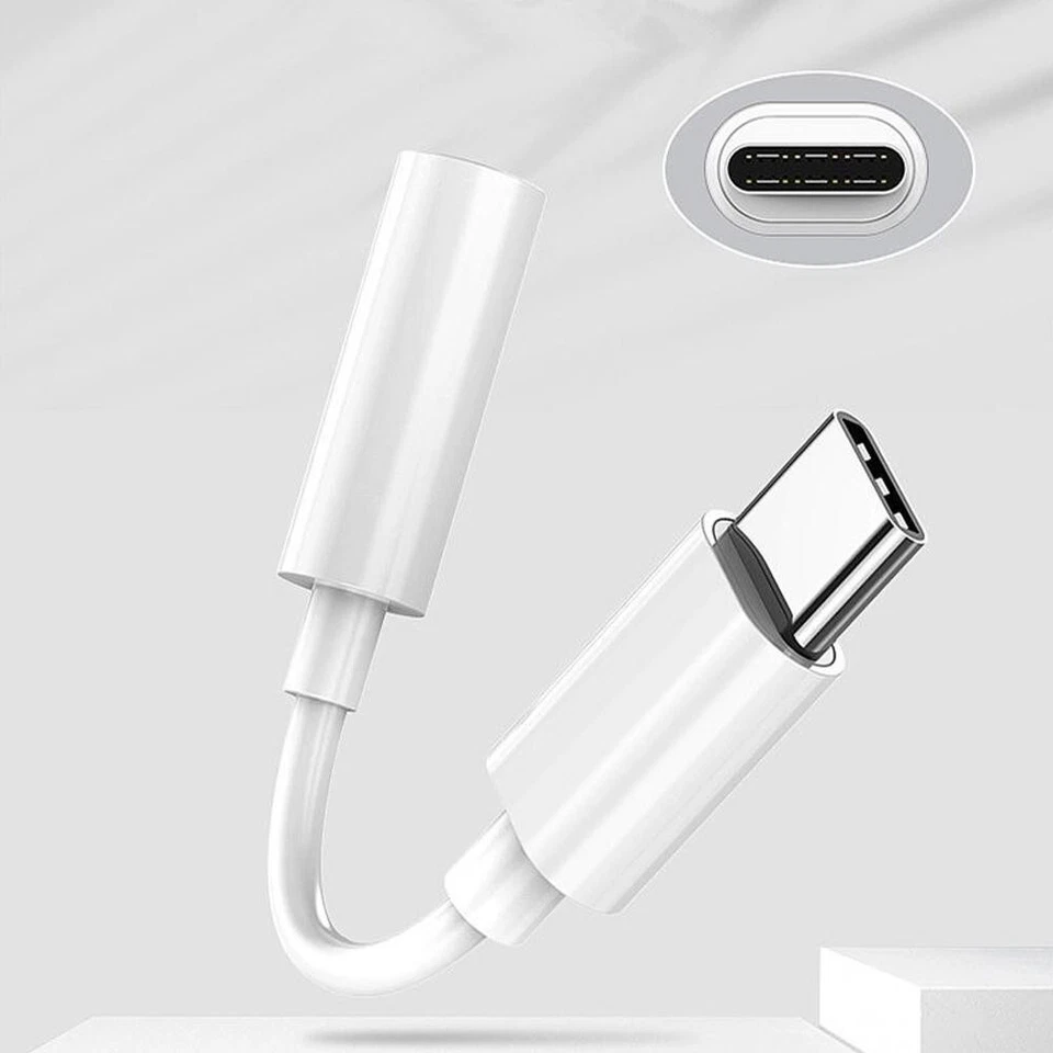 USB Type C to 3.5mm AUX Audio Headphone Jack Cable Adapter For iphone 15 Pro Max - Image 2 of 4