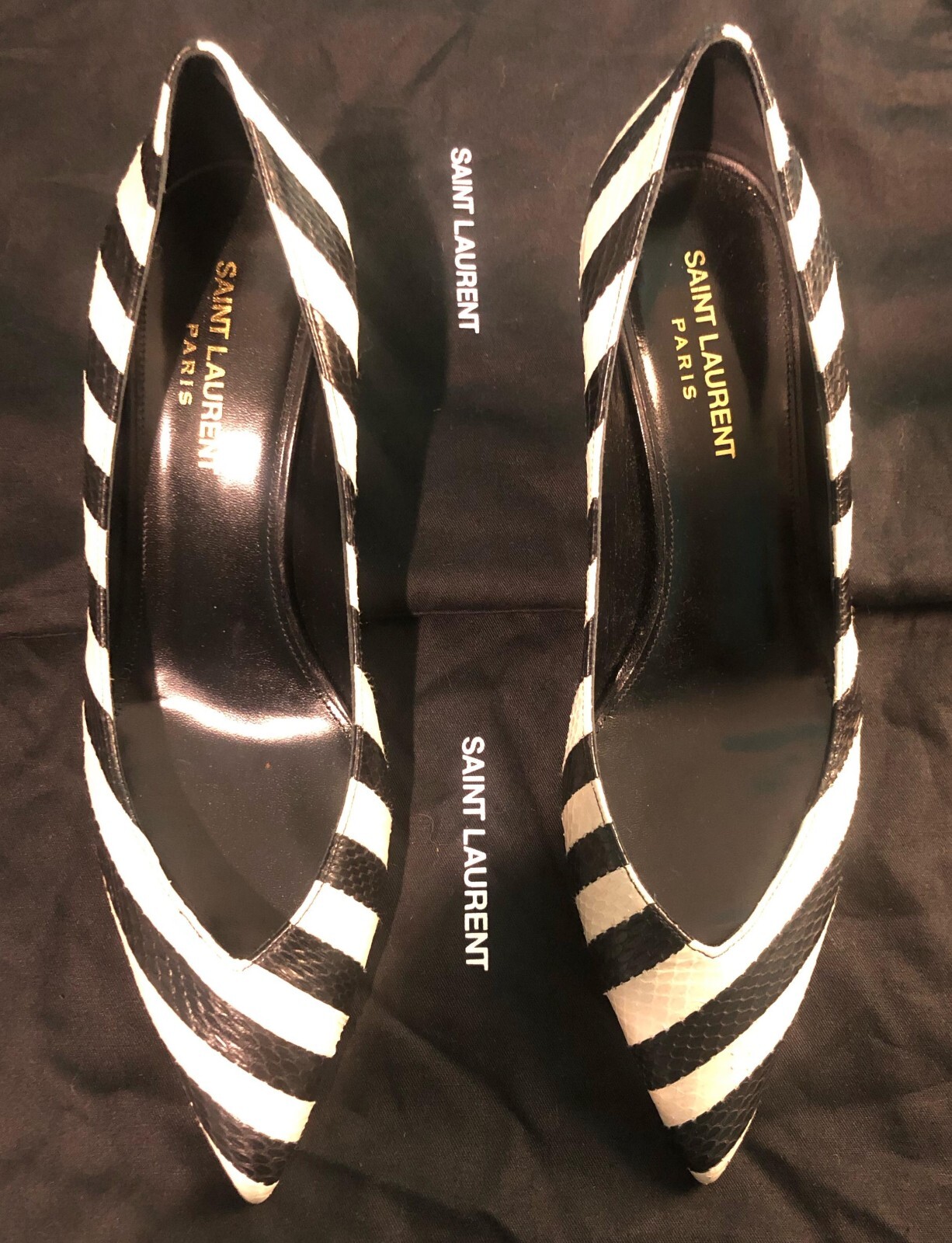 Autentiche decolte con tacco Yves Saint Laurent taglia 38 5