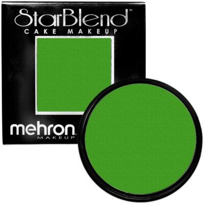 2 Ounce Green StarBlend Cake Makeup Professional Body Paint Full Coverage