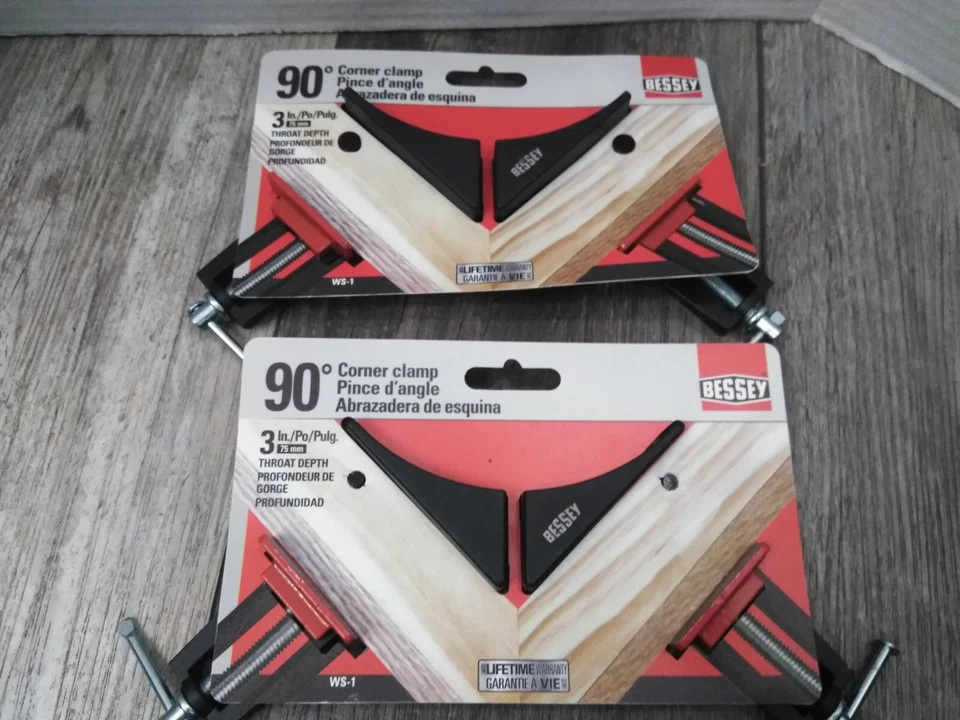 Bessey 3''  Corner Clamp, 90 Degree WS-1 ( 2PK BUNDLE ) NEW - Image 3 of 4
