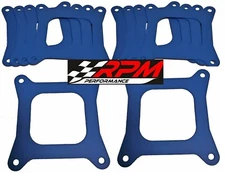 Holley Carburetor Carb Base Gasket Open Flange BLUE NON STICK VITON 10 PK G70X10