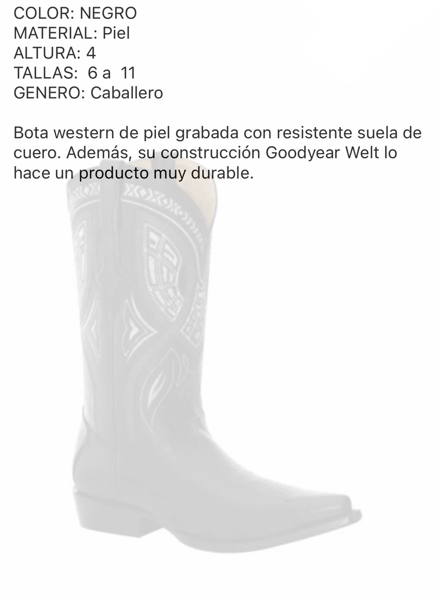 prima Locura El respeto botas vaqueras para hombre FORASTERO | eBay